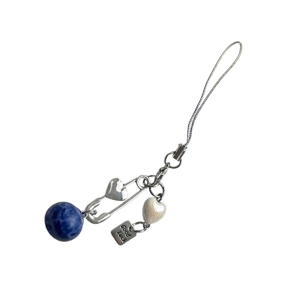 KUFptva Mobile Strap/Keychain for Trendsetters and Adventurers Blueberry Pendant Keyring Fashionable Phone Lanyard Ornament