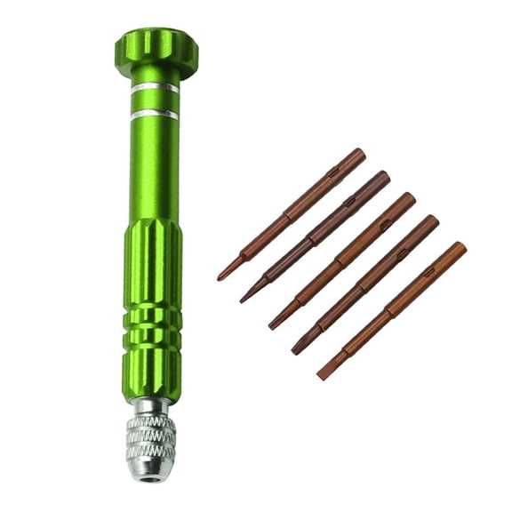 KUFptva Portable 5 in 1 Multiple Tool Screwdriver Disassembly Kits with Interchangeabled Heads for DIYer Enthusiasts & Craftsmen