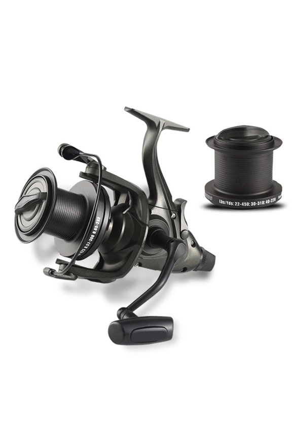 Professional Rotating Fishing Reels 4.6:1 Gear Ratio Fishing Wheel With Spare Spool 39.5LBS Drag Fishing Tackles