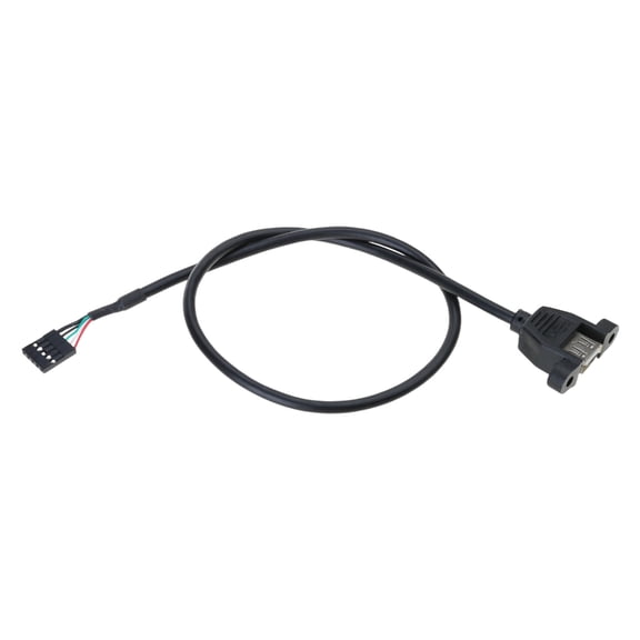 KUFptva Quality USB2.0 Female to Motherboard 9Pin Header Cable USB IDC Header Cable for Reliable Motherboard Connectivity