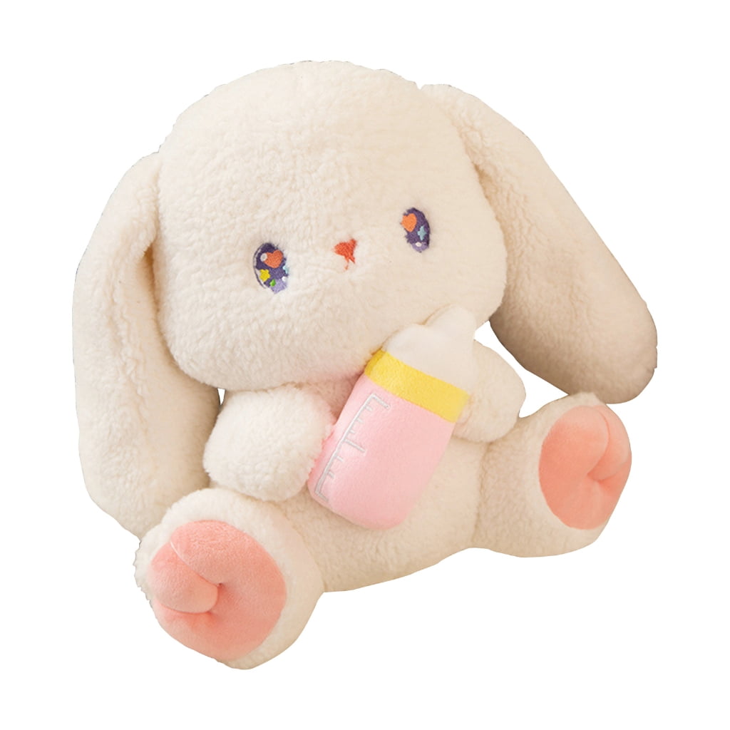 Teddy Rabbit For Girls KUFptva Rabbit Stuffed Soft Plush Toy Cute Bunny with Long Ears for ...