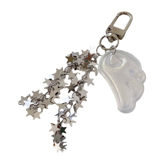 KUFptva Retro Inspire Magicals Girl Lovely Rabbits Keychain In Portable Sturdy Acrylic Materiels Fashion Accessory for Daily Use