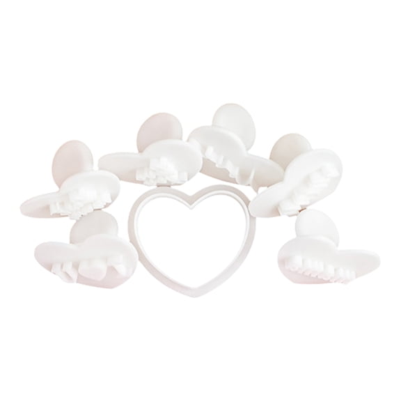 KUFptva Set of 7 Heart Shape Cookie Cutter Set Efficient Heart Cookie Cutter Set Biscuits Baking Mould For Baking Fun