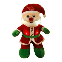 KUFptva Singing Santa Doll Stuffed Plush Household Display Party Decorations Christmas Musical Stuffed Toy for Children