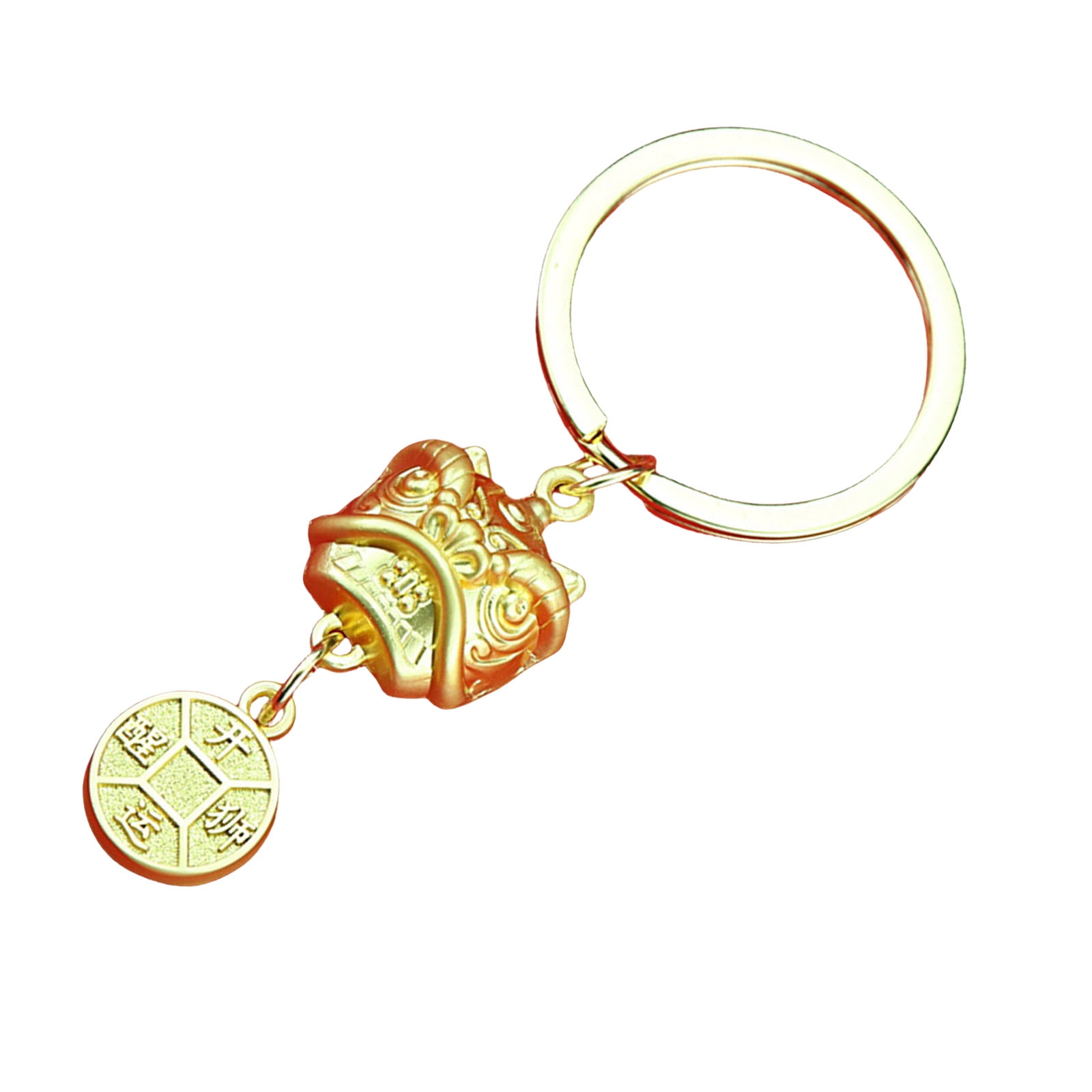 KUFptva Sturdy Metal Fortunes Cat Key Rings Unique Designs Luck Cat ...
