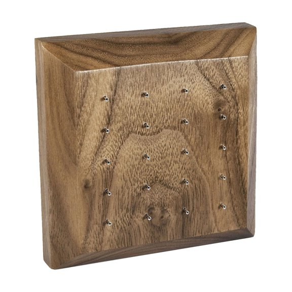 KUFptva Stylish Wood Display Stand Piercing Jewelry Holder for Organizing Earrings Lip Rings and Body Piercing Accessories