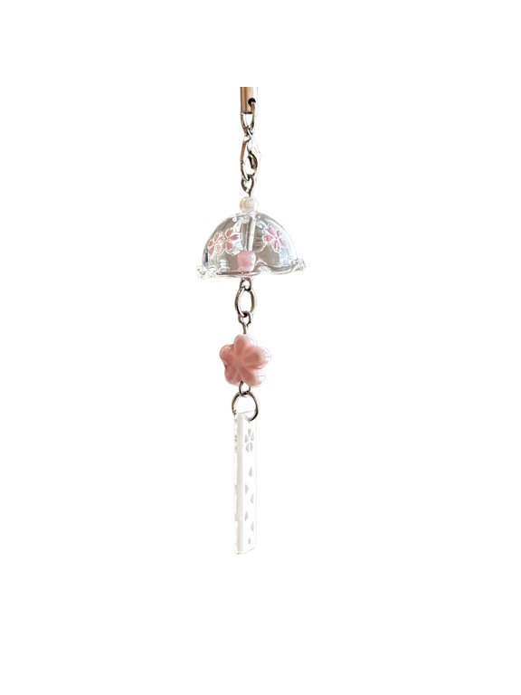Unique Cherries Blossoms Handmade Bead Keychain Symbolizing The Beauty And Vitalities Of Spring With Sturdy Materials