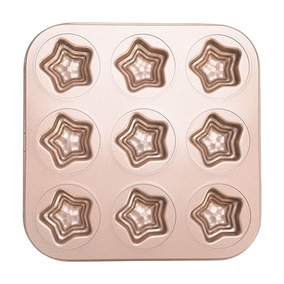 KUFptva Versatile Cake Baking Mold Easy Release Cake Pans Star Shaped Baking Pans Suitable for Home Kitchens and Dessert Shops