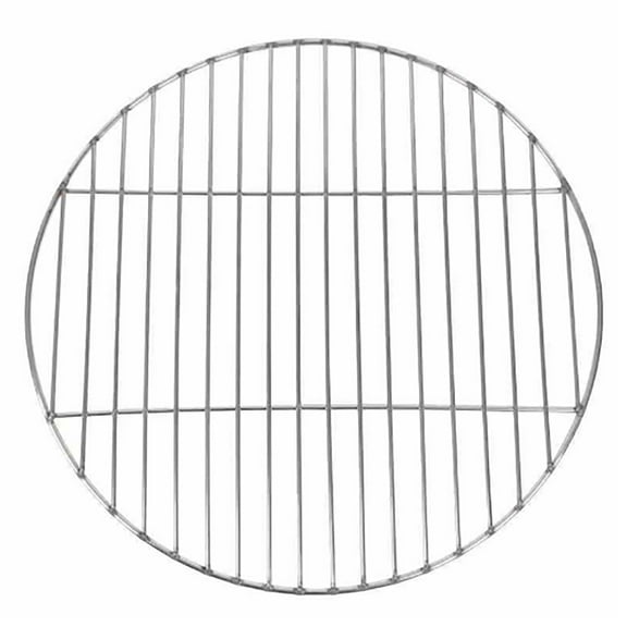 KUHBRCA Round Stainless Steel Cooking Grate, BBQ Grill Grid, Baking Tray for Camping, Picnic, Garden B
