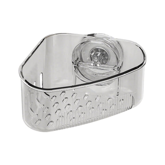 KUHBRCA Sink Corner Sponge Holder, Suction Cup Sink Storage Rack, Kitchen Caddy Organizer, B
