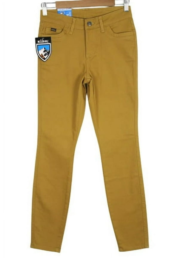 Women's Kontour Skinny Pants Stretch Wicking Harvest Brown Sz 12