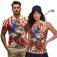 thumbnail image 1 of KUIFORTI 250th Anniversary Matching Golf Shirts for Couple Fit Plain Women Sport Cloth Golf Tennis Tank Top Racerback Design Golf Shirt Keep Cool in Hot Weather Quick Dry, 1 of 6