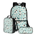 thumbnail image 1 of KUIFORTI 3pcs Shoulder Bag Lightweight Lunch Bag Backpack Handbag Crossbody Bag Pencil Case Set, Butterfly Cow Print, 1 of 7