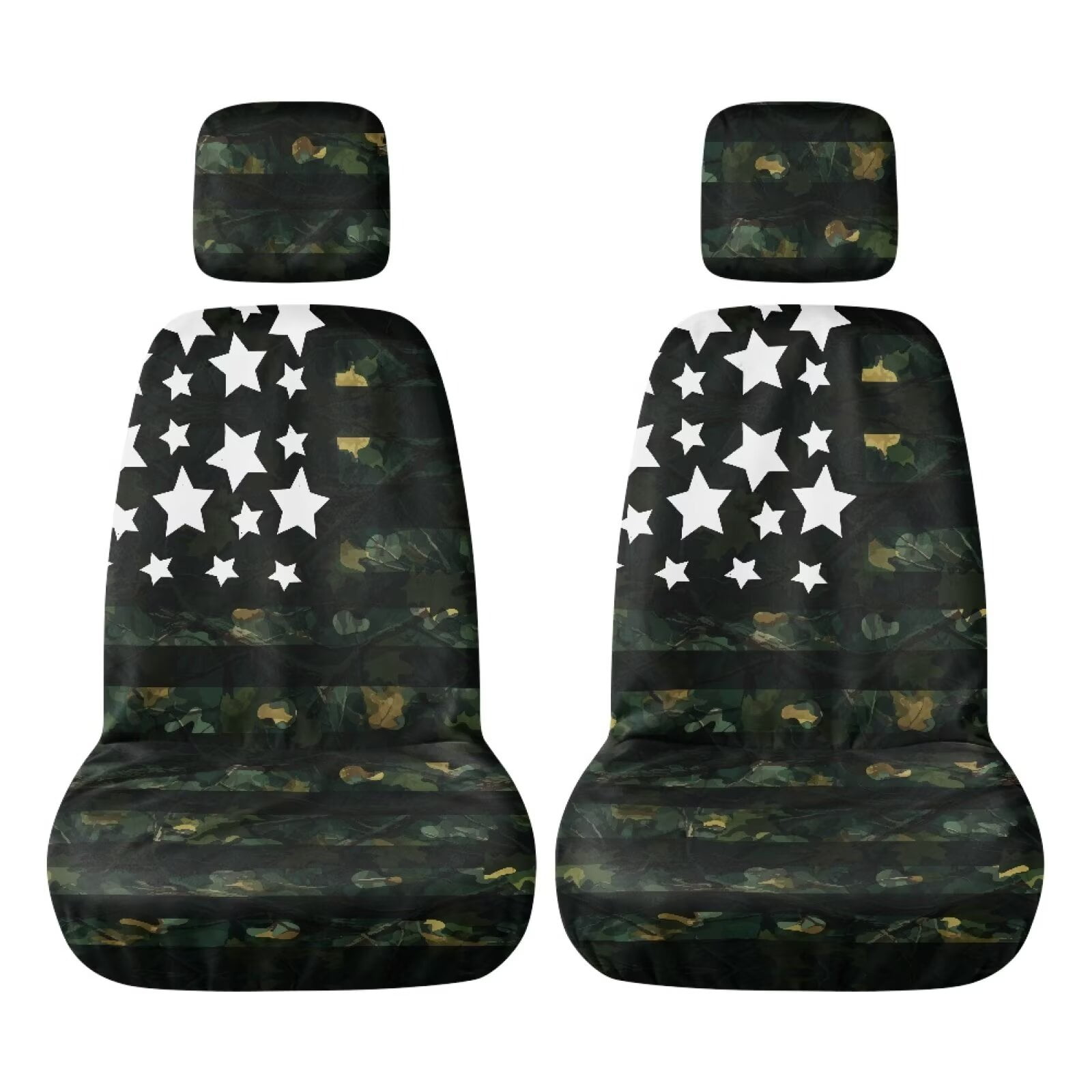 Curated visual reference: Visual Reference: Kuiforti American Flag Utv Seat Covers Easy Installation Polyester