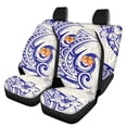thumbnail image 1 of KUIFORTI Automotive Seat Cover Blue Hawaiian Hibiscus Breathable Universal Car Seat Covers Full Set of 4 Pieces, Interior Cover for Car Truck Van, 1 of 6
