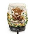 thumbnail image 1 of KUIFORTI Baby Car Seat Cover Cute Highland Cow Car Seat Sunshade Covers, Protector Keeps Baby Infant Toddler Cool - Auto Window Sun Protection Reflector UV Ray Helpers, 1 of 7