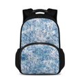 thumbnail image 1 of KUIFORTI Backpacks for Women Men Work Bag Blue Leaves Lunch Backpack with Cooler Compartment Lunchbox Insulated Lunch Bag Travel Laptop Dackpack for Business Gifts, 1 of 8