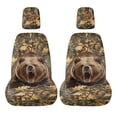 thumbnail image 1 of KUIFORTI Bear UTV seat covers Comfortable Full Protection Seat Cover for UTV Compatible with Rhino 700 660 450 2004-2021 Fits with Rhino Bucket Seat Cover with Headrest Covers, 1 of 6