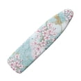 thumbnail image 1 of KUIFORTI Blossom Cherry Ironing Board Cover Blue Marble Iron Board Cover Standard Size Ironing Board Pad Cover Non Slip Thick Padding, 1 of 5