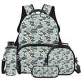 thumbnail image 1 of KUIFORTI Blue Camo Fish Backpack for Boys Girls Kid Backpack Set of 4 Bookbag and Lunchbox for Elementary Primary Middle School Students Back to School Essentials Gifts, 1 of 7