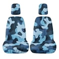 thumbnail image 1 of KUIFORTI Blue Camouflage UTV Seat Covers Seats Cover for UTV Easy to Install Rhino Accessories Bucket Seat Cover Comfortable Compatible with Rhino 700 660 450 2004-2021, 1 of 7