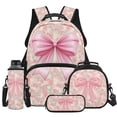 thumbnail image 1 of KUIFORTI Bow Camo Backpack with Lunch Box for Boys Girls Kid Backpack Set 4Pcs Bookbag for Elementary Primary Middle School Back to School Supplies Gifts, 1 of 7