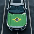 thumbnail image 1 of KUIFORTI Brazilian Flag Car Hood Cover Easy Installation Patriotic Car Hood Cover Protector Removable Automotive Accessories Fabric Hood Cover All-Season Protection for Car Decor, 1 of 6