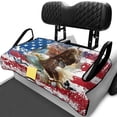 thumbnail image 1 of KUIFORTI Brown Eagle Golf Seat Covers for Cart Universal Provides All-Weather Protection Summer Outdoor Anti-hot Club Car Blanket Suitable Club Car and More 2 Person Seats Golf Carts, 1 of 7