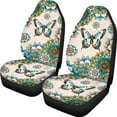 thumbnail image 1 of KUIFORTI Butterfly Car Seat Covers Front Seat Only, Boho Car Accessories Set Universal Auto Front Seats Protector,Waterproof Seat Covers for Cars SUV Trucks, 1 of 7
