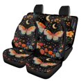 thumbnail image 1 of KUIFORTI Butterfly Car Seat Covers Full Set Black Automotive Seat Cover, Universal Fit Back Front Seat Covers, Soft Split Bench Rear Seat,Washable Seat Cover for SUV,Sedan,SUV,Van, 1 of 6