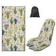 thumbnail image 1 of KUIFORTI Cactus Flower Car Seat Towel Cover Sweat Absorption Automotive Seat Protector Cover Blanket for Swimming Pool Camping Beach Yoga Towels Mat Comfortable, 1 of 7