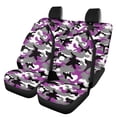 thumbnail image 1 of KUIFORTI Camo Purple Car Seat Cover Auto Accessories Interior 4Pcs, Front Seat Protector, Auto Seat Rear Split Bench Cover Universal Automotive Seat Cover Accessories, 1 of 7
