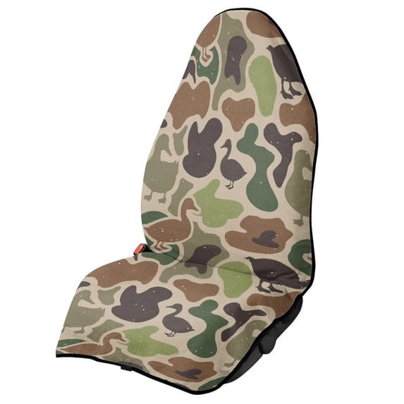 KUIFORTI Camouflage Duck Car Seat Towel Covers Non-Slip Washable Automotive Seat Covers for Gym,Workout,Beach,Hiking,Running Swimming