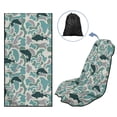 thumbnail image 1 of KUIFORTI Camouflage Fish Car Seat Towel Covers with Storage Bag for Trucks, SUVs, Sedans Front Seat Bucket Car Seats Protector Sweatproof Multi-Functional Beach Towel, Yoga Mat, 1 of 7