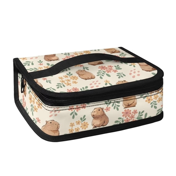 KUIFORTI Capybara Lunch Box for Boys Lunch Bag for Girls Kids Lunch Boxes for School Insulated Lunch Bag Bento Lunch Box with Top Handle