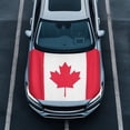 thumbnail image 1 of KUIFORTI  Car Hood Cover Flag Canada Fabric Hood Cover Stretchable Car Hood Covers for Cars Automotive Accessories All-Season Protection for Car Decorations, 1 of 6