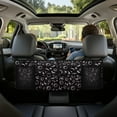 thumbnail image 1 of KUIFORTI Car Trunk Organizer with 4 Pockets, Oxford Cloth Vehicle Hanging Backseat Cargo Storage Bag, Detachable Auto Seat Back Organizing Bag, Universal for SUV, Truck, RV, Moon and Sun Black, 1 of 6