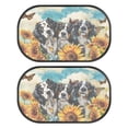 thumbnail image 1 of KUIFORTI Car Window Shades for Baby - 2 Pack Funny Dogs Sun Shade Blocker, Breathable Car Rear Side Window Shade Sunshade for SUV, UV Protection for Kids Family Pet, 1 of 8