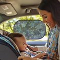 thumbnail image 1 of KUIFORTI Car Window Shades for Side Window Screens, 2 Pack Cling Sun Shade Blocker, Glare Shield and UV Rays Protection for Your Child 20.47" x 12.59", Turtle Print, 1 of 6