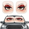 thumbnail image 1 of KUIFORTI Car Windshield Sun Shade Eyes Print Car Shades for Front Windows Fun, Car Window Shades Blocks Uv Rays Visor Shield Cover Keep Your Vehicle Cool, 1 of 5