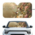 thumbnail image 1 of KUIFORTI Car Windshield Sun Shade Foldable Front Window Cover Cute Hummingbird Flower Windshield Shades for SUV, Sedans, Vans, Trucks, Easy to Use, 1 of 6