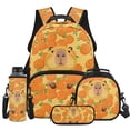 thumbnail image 1 of KUIFORTI Cherry Blossom Axolotl 4PCS Girls Backpack Set, Fashion School Bag with Lunch Box Pencil Pouch Water Bottle Sleeve for Elementary Middle School Back to School Essentials Gifts, 1 of 7