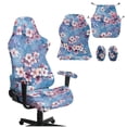 thumbnail image 1 of KUIFORTI Cherry Blossoms Gaming Chair Covers Slipcovers Easy Installation Game Computer Office Desk Chair Cover Protector Waterproof for Office and Computer Chairs, 1 of 7