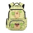 thumbnail image 1 of KUIFORTI Clover Capybara Kids School Backpack for Students Elementary School Versatile Bookbag with Multiple Storage Pockets Girls 8-14 Years Backpacks 17 Inch, 1 of 7