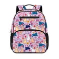 thumbnail image 1 of KUIFORTI Colorful Cat Toddler Backpack Girls Kids School Bag with Front Zipper Pockets Adjustable Straps Lightweight for Preschool Kindergarten Back to School Gifts, 1 of 7