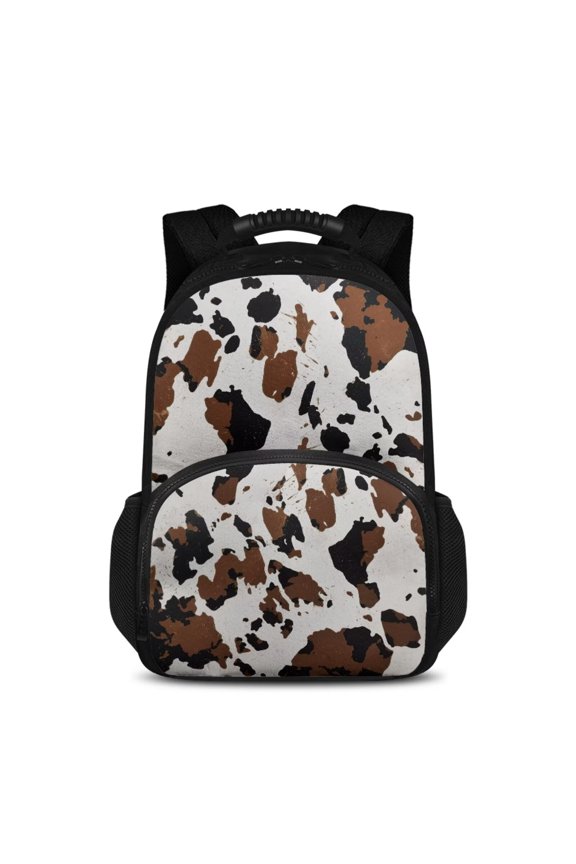 Cooler Backpack Cow Print Backpacks Insulated Lunch Backpack for Man Women, Outdoor Backpack for Men Lunch Cooler Bag Lightweight Soft Lunch Backpack with Cooler Compartment