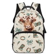 thumbnail image 1 of KUIFORTI Cow Bow Boys School Bag Durable Large Capacity Kids Backpack with Multiple Organizer Pockets for Elementary Primary Middle Back to School Essentials Gifts, 1 of 7