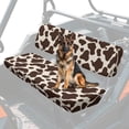 thumbnail image 1 of KUIFORTI Cow Print UTV Seat Cover Anti-Scratch Dustproof Outdoor Mule Bench Seat Cover Water Resistant UTV Accessories Compatible with Mule 3000 3010 3020 4000 4010 2001-2024, 1 of 7