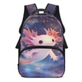 thumbnail image 1 of KUIFORTI Cute Axolotl Girls Backpack Kids School Bag Large Capacity Bookbag with Adjustable Straps Lightweight for Elementary Middle Daily Use, 1 of 7