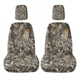 thumbnail image 1 of KUIFORTI Cute Camouflage UTV Seat Covers Scratch-resistant Seats Cover with Headrest Covers Polyester Rhino UTV Accessories Compatible with Rhino 700 660 450 2004-2021, 1 of 7